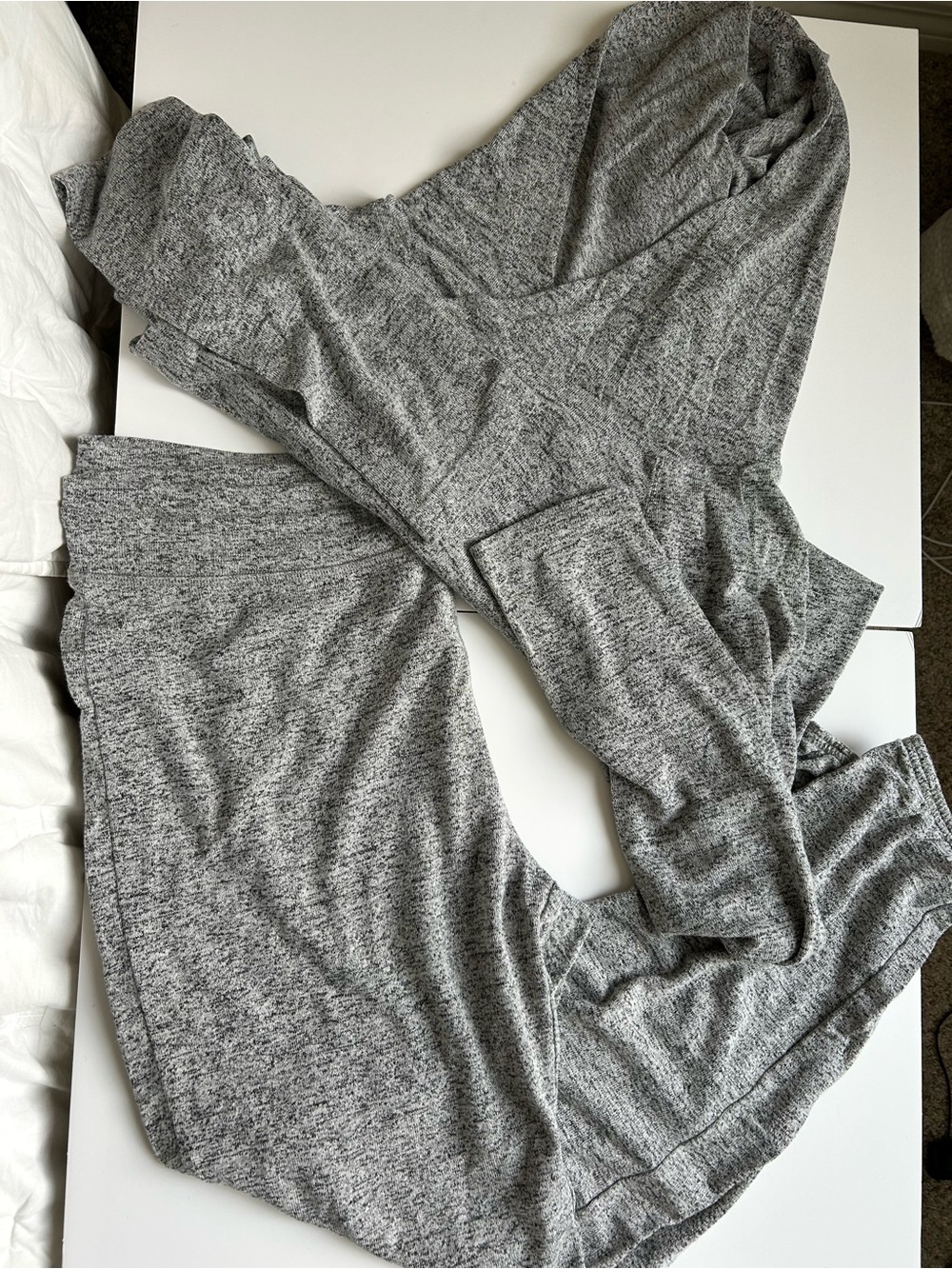 UGG Gray Heather Women's Lounge Set - Cozy Long Sleeve Top & Pants